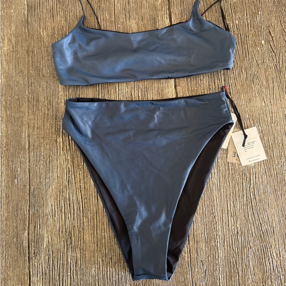 Jade Swim Midnight Blue Bikini Set